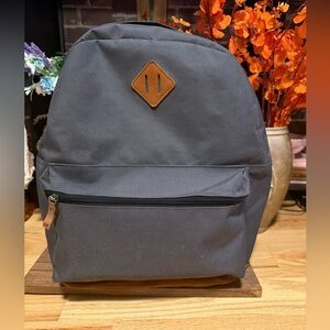Empyre Gray Backpack with Brown Accents